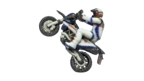 Picture of Motocross Motorbike Wheelie