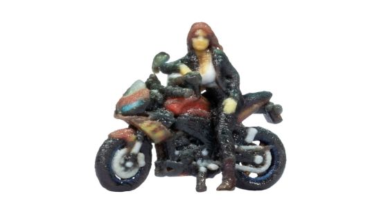 Picture of Sports Motorbike standing