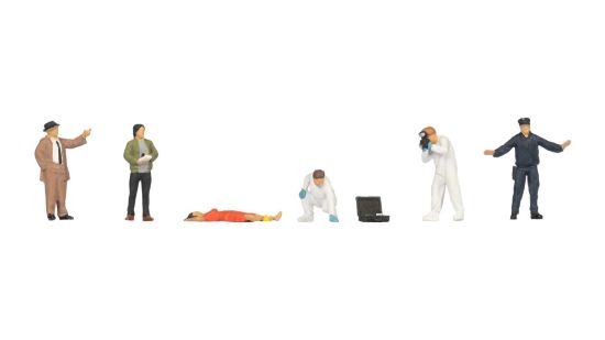 Picture of Criminal Police with Corpse