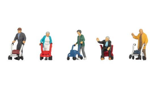 Picture of Senior Citizens with Walking Frame