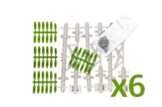 Picture of Extension set Track (6 x 60 cm) for Magnorail System UE-16 with new 3rd Generation Chain